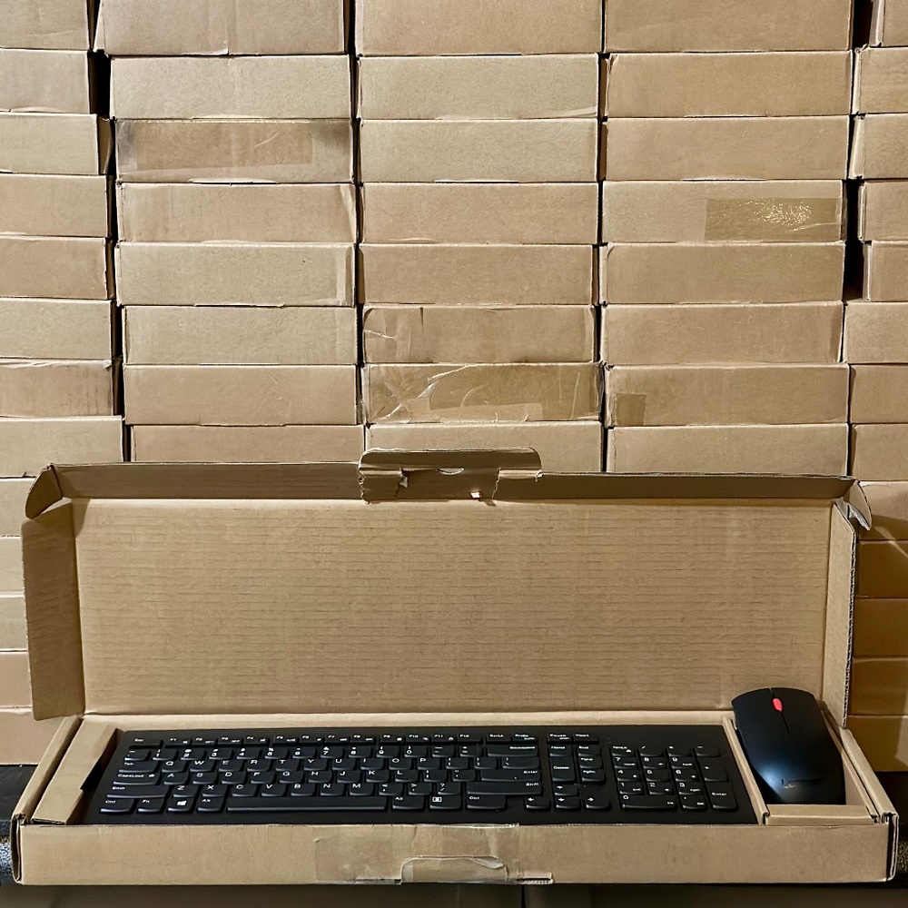 Lenovo 4X30M39458 Wireless Combo Keyboard and Mouse  - Black